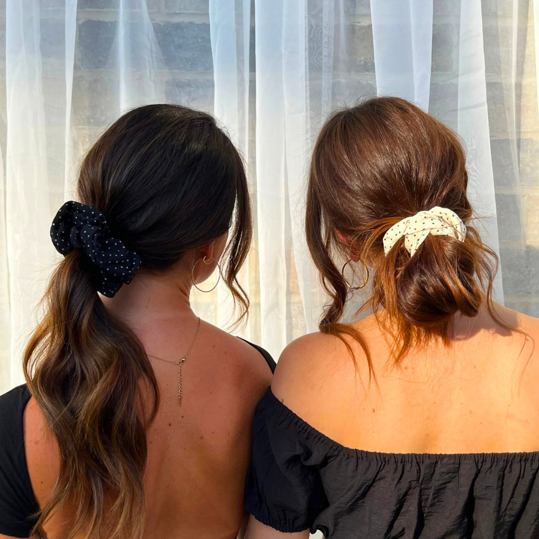 Polka Dot Scrunchie