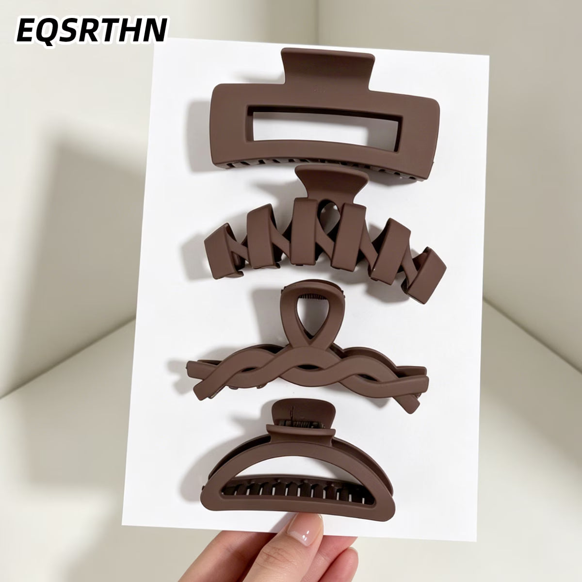 4pcs Big Jaw Hair Clips