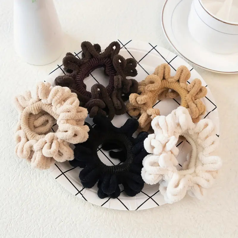 5pcs Neutral Tone Hair Ties Set