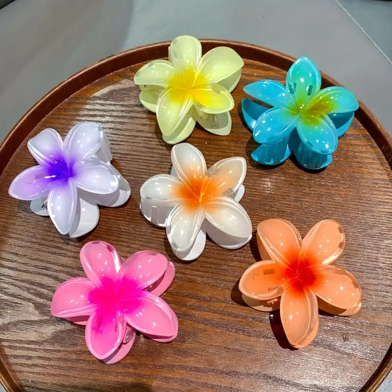 6pcs Large Flower Clips Set