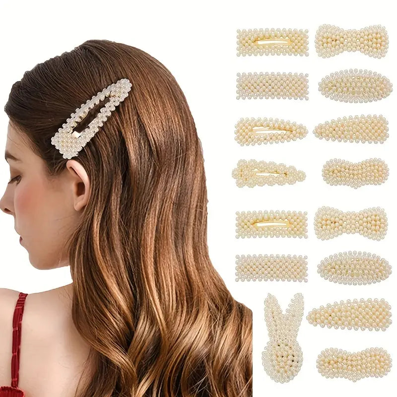 6pcs Pearl Bliss Hairpins Set