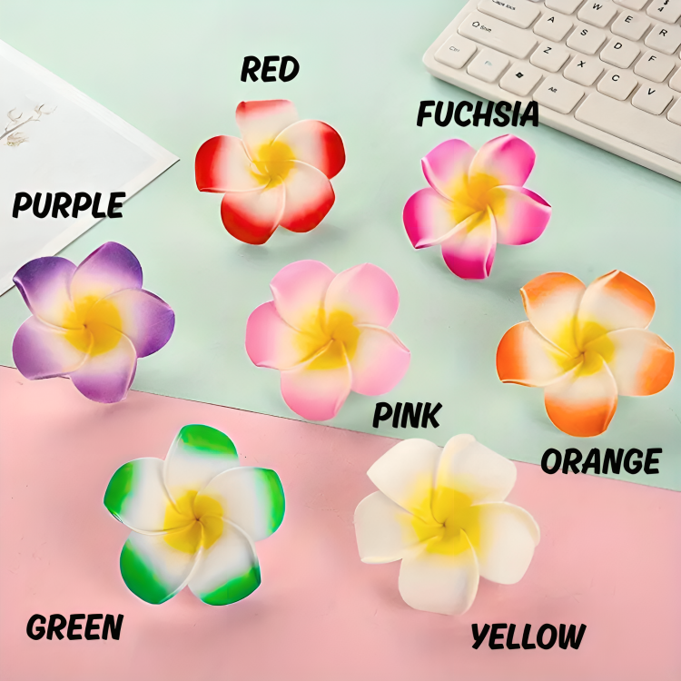 Plumeria Flower Hair Pin (PAIR)