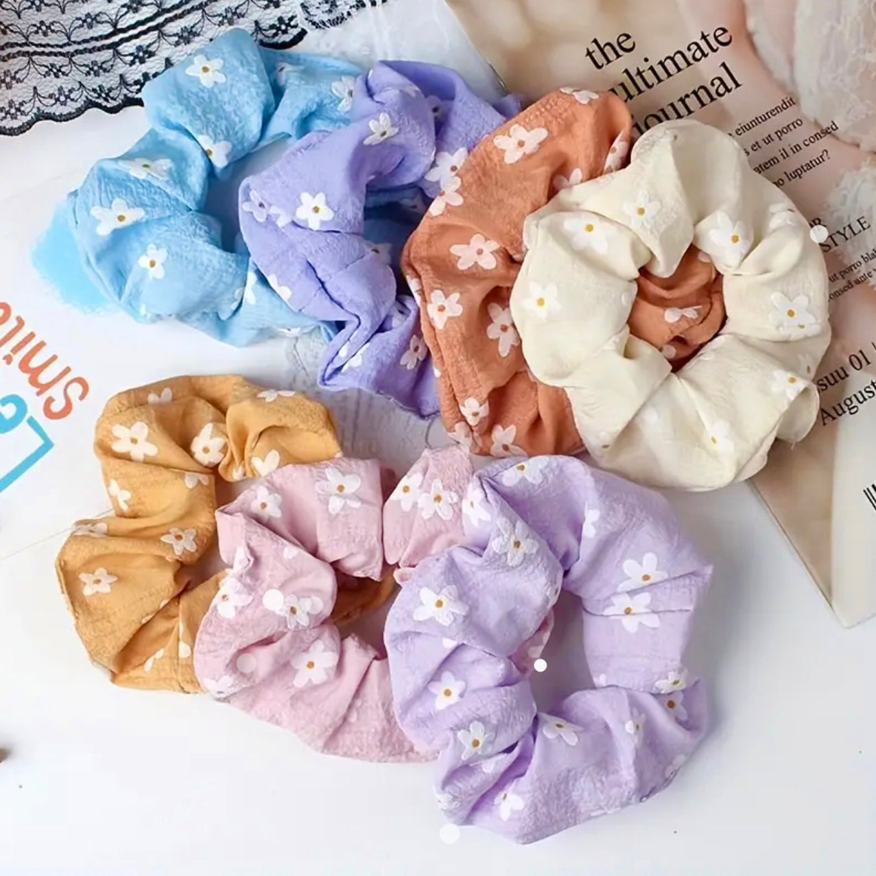 Printed Scrunchie