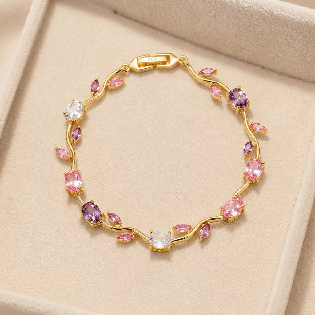 Rapunzel Tulip Bracelet and Necklace (with box)