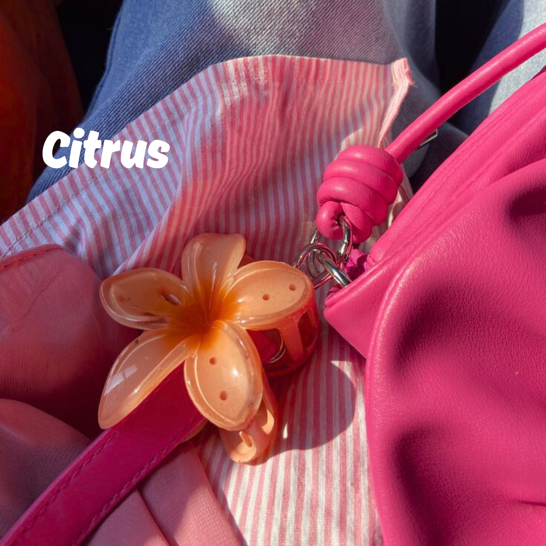 Large Citrus Flower Clip
