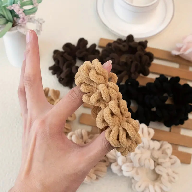 5pcs Neutral Tone Hair Ties Set