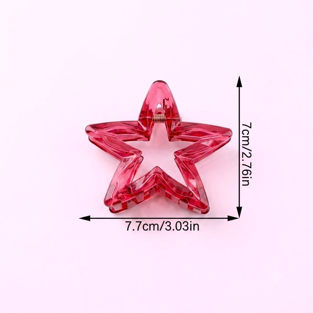 Crystal Star Hair Clip