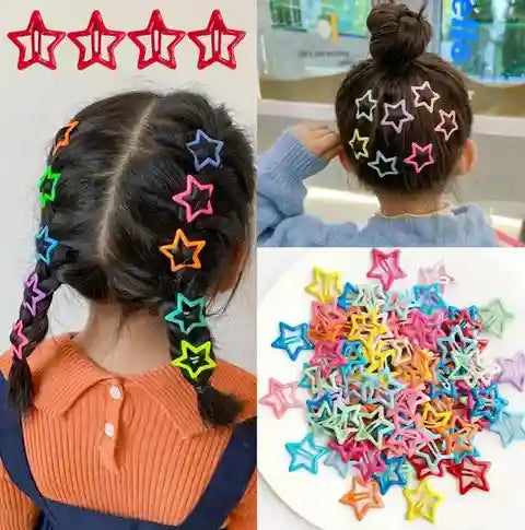 6pcs Star Hair Pins