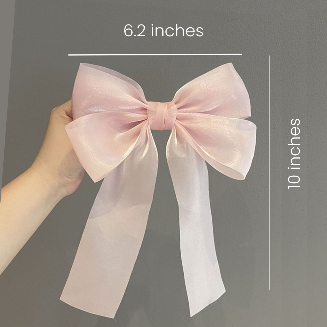 3pcs Feel Good Pastel Bow Clips Set