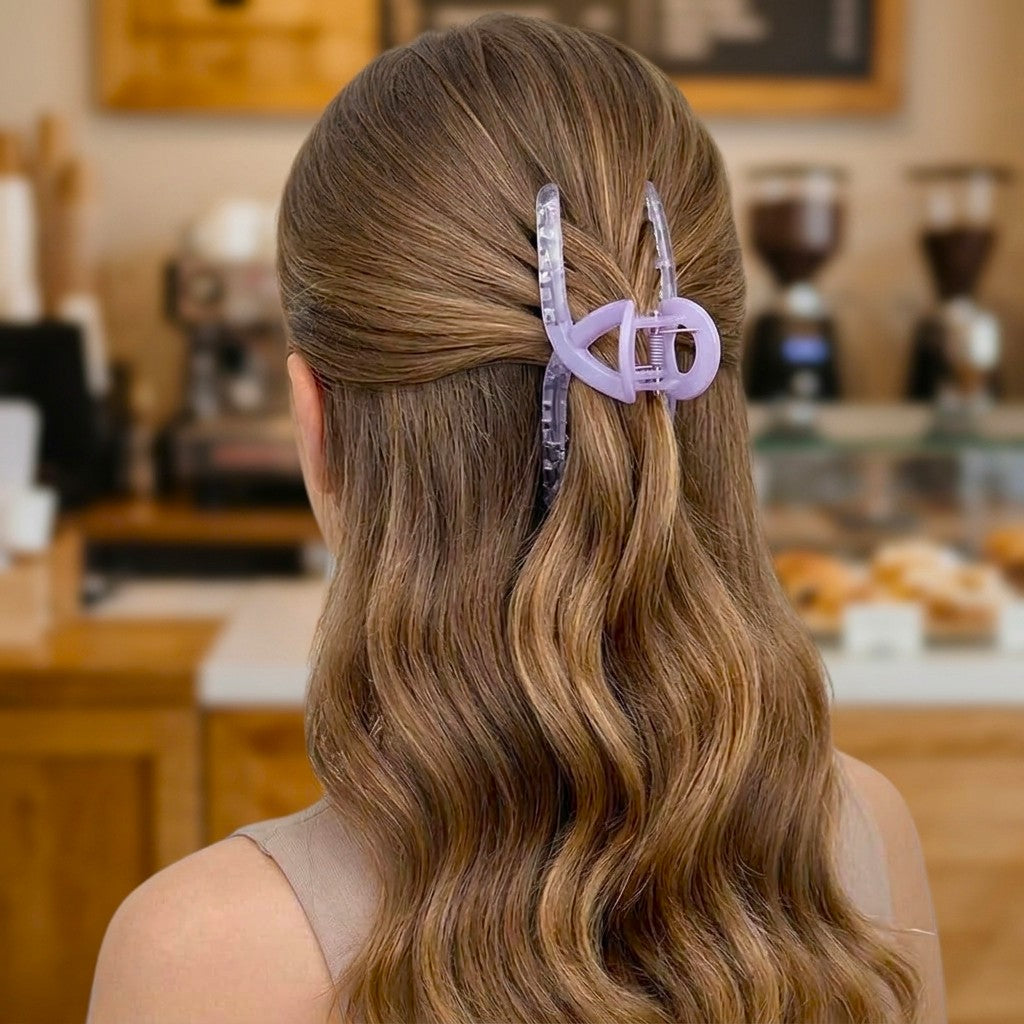 Crystal Curve Claw Clip