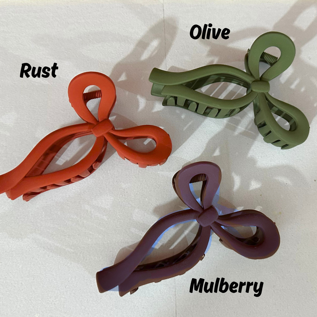 Ethereal Bow Claw Clip
