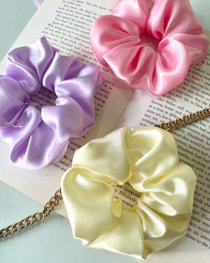 10pcs Casual Scrunchies Bundle (COLORFUL)