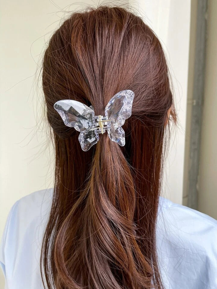 Acrylic Butterfly Claw Clip