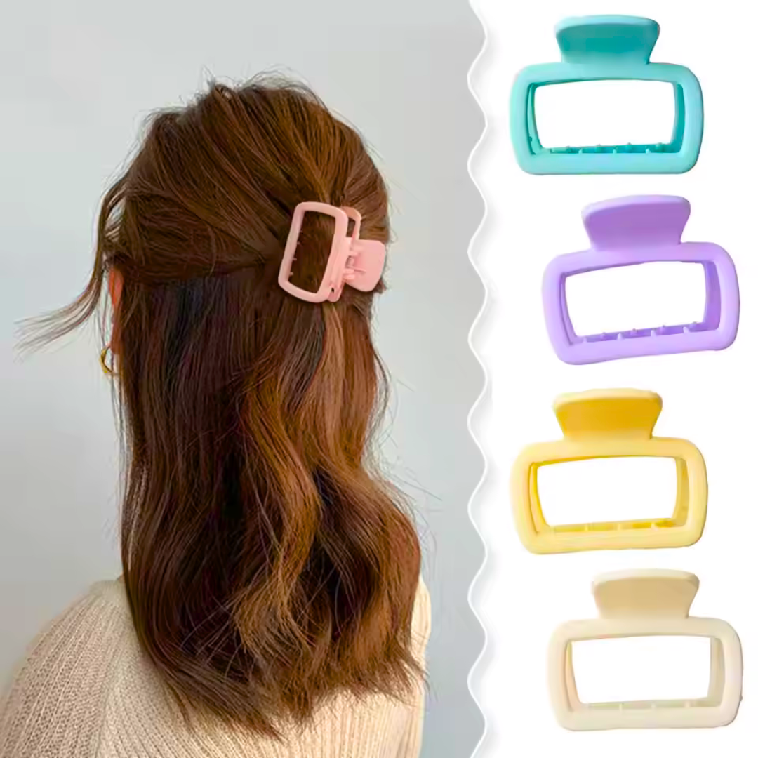 Small Geometrical Claw Clips