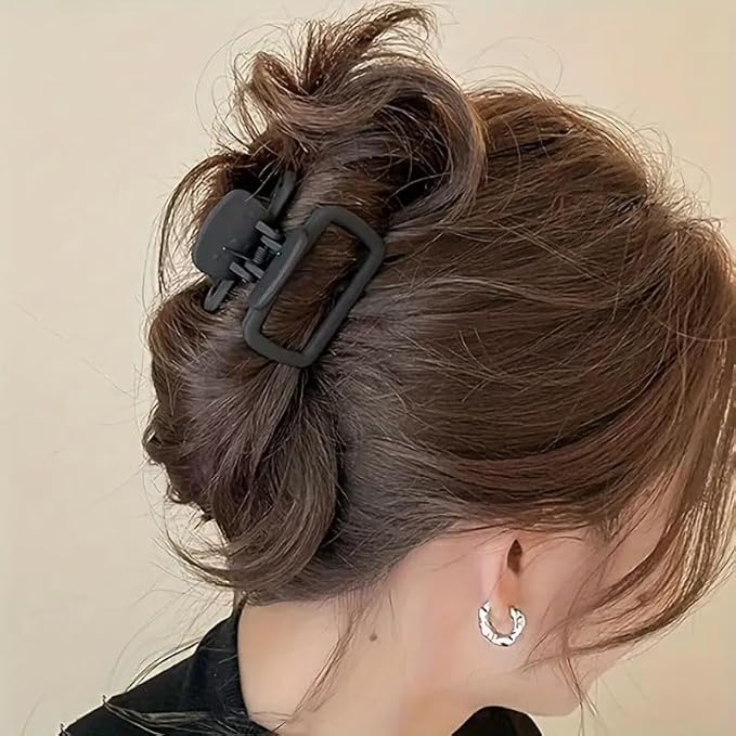 Matte Geometrical Claw Clips