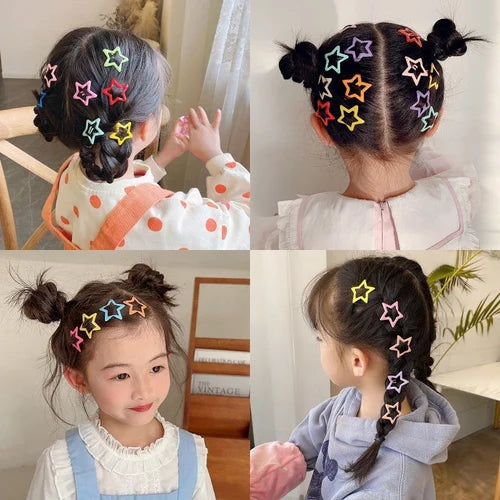 Cute Hair Clips Card for Girls