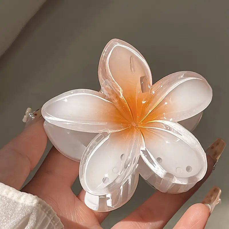 Large Flower Hair Claw Clip