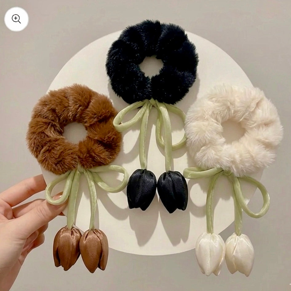 Delicate Tulip Scrunchie