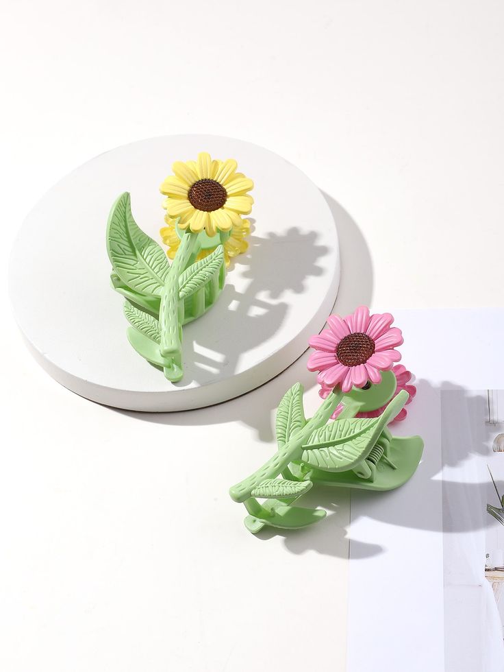 Sunflower Hair Clip