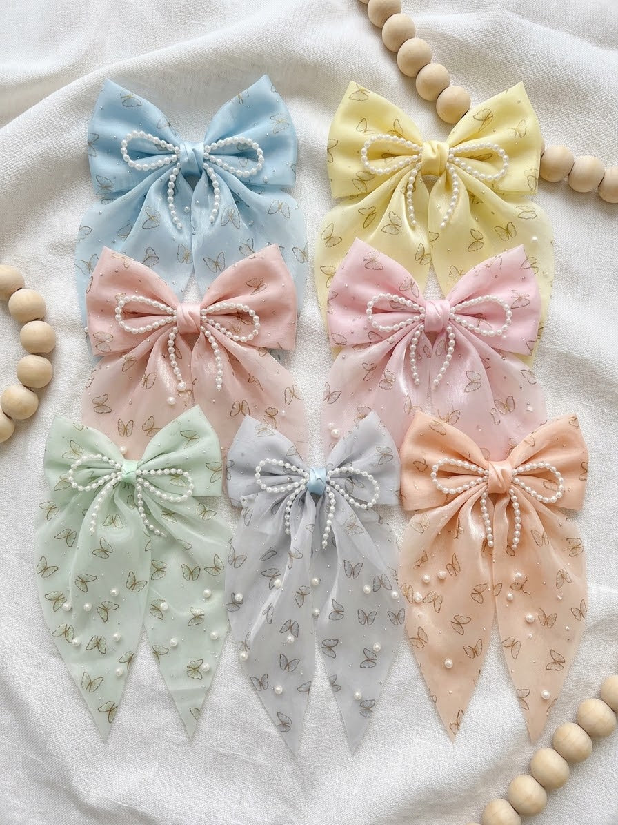 Pearlette Hair Bow