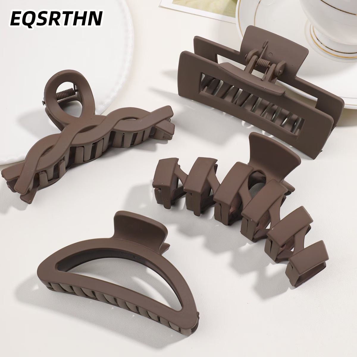 4pcs Big Jaw Hair Clips