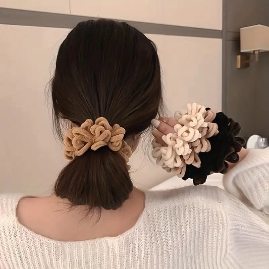 5pcs Neutral Tone Hair Ties Set