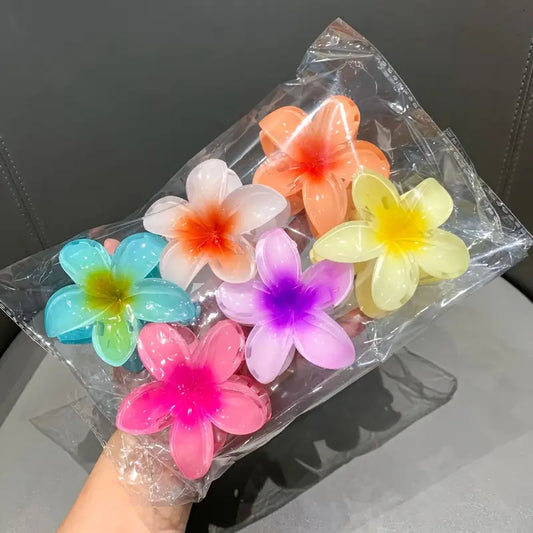 6pcs Large Flower Clips Set