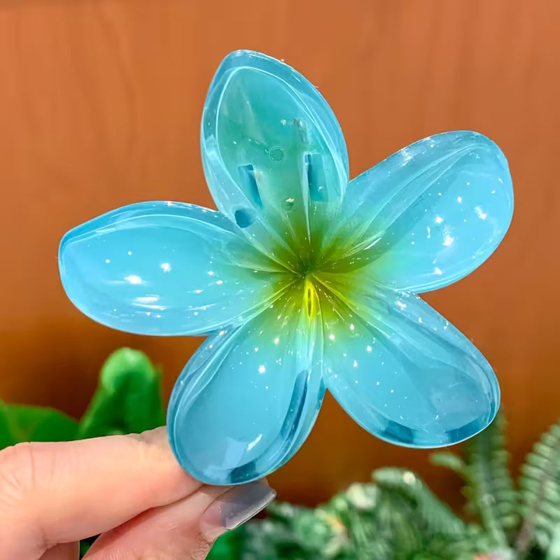 Large Flower Hair Claw Clip