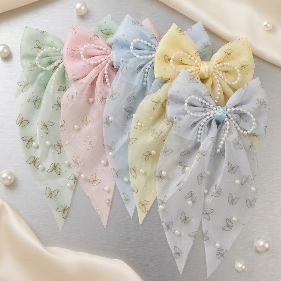 Pearlette Hair Bow