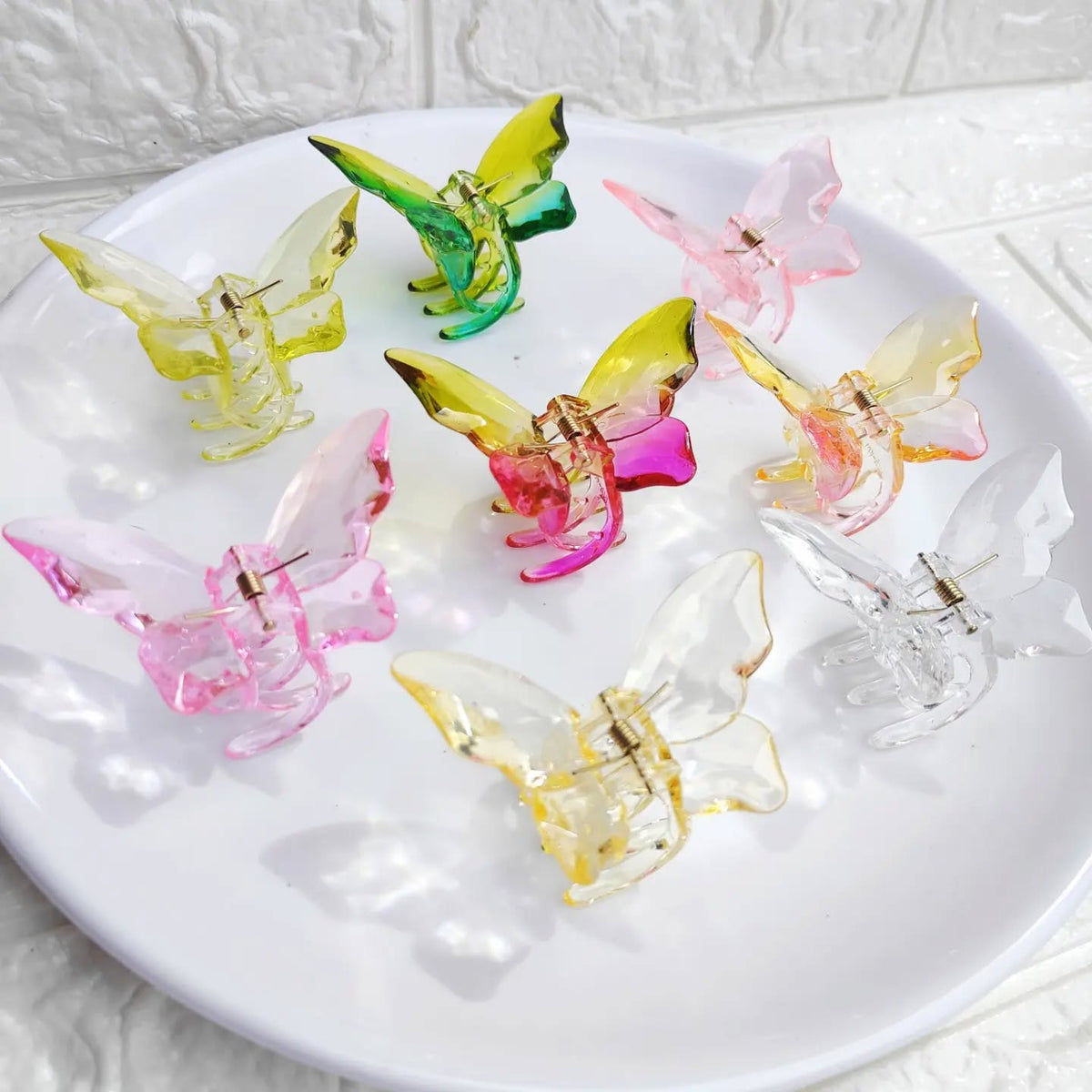 Acrylic Butterfly Claw Clip