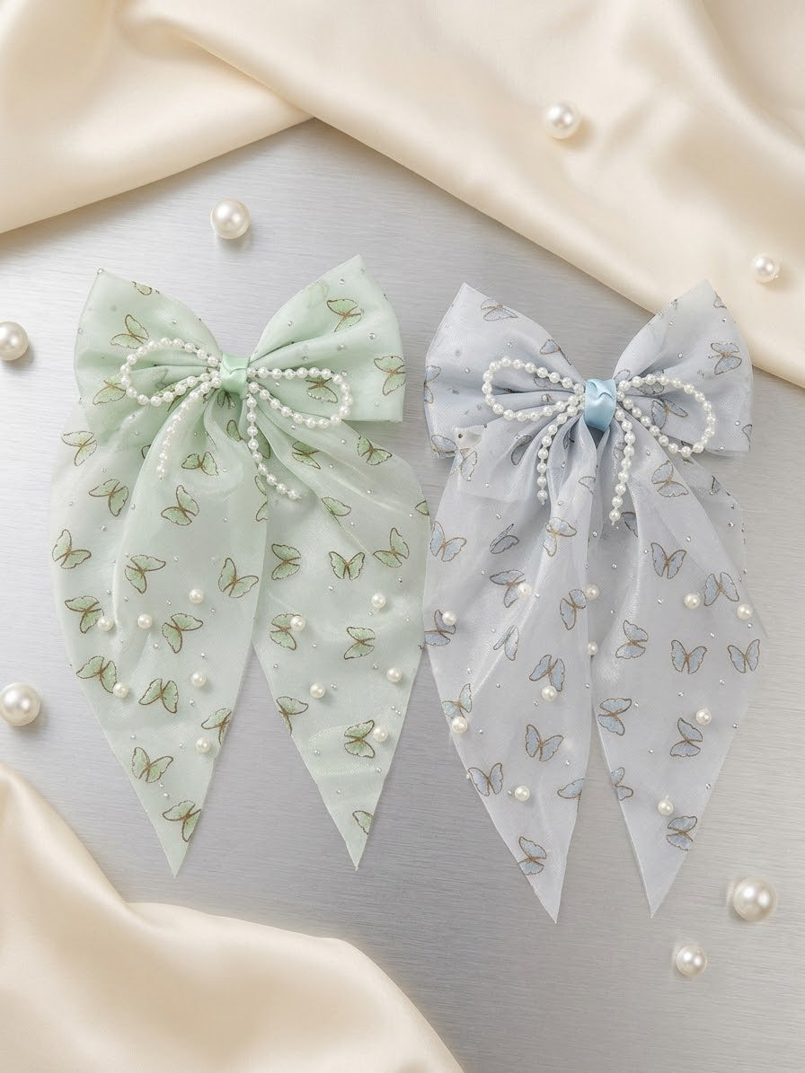 Pearlette Hair Bow