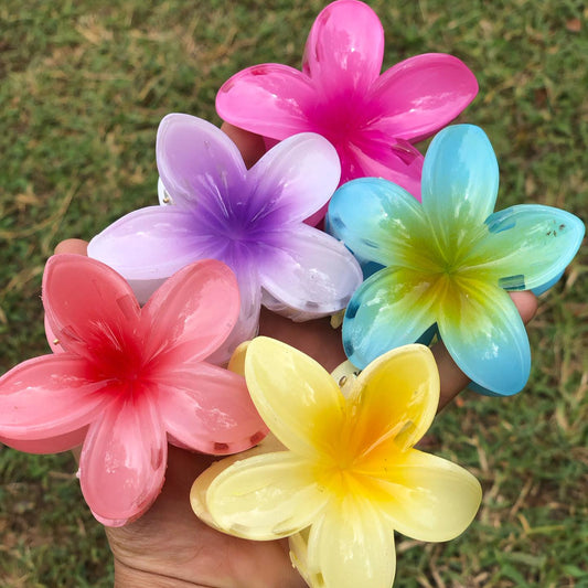 Medium Lotus Flower Claw Clip