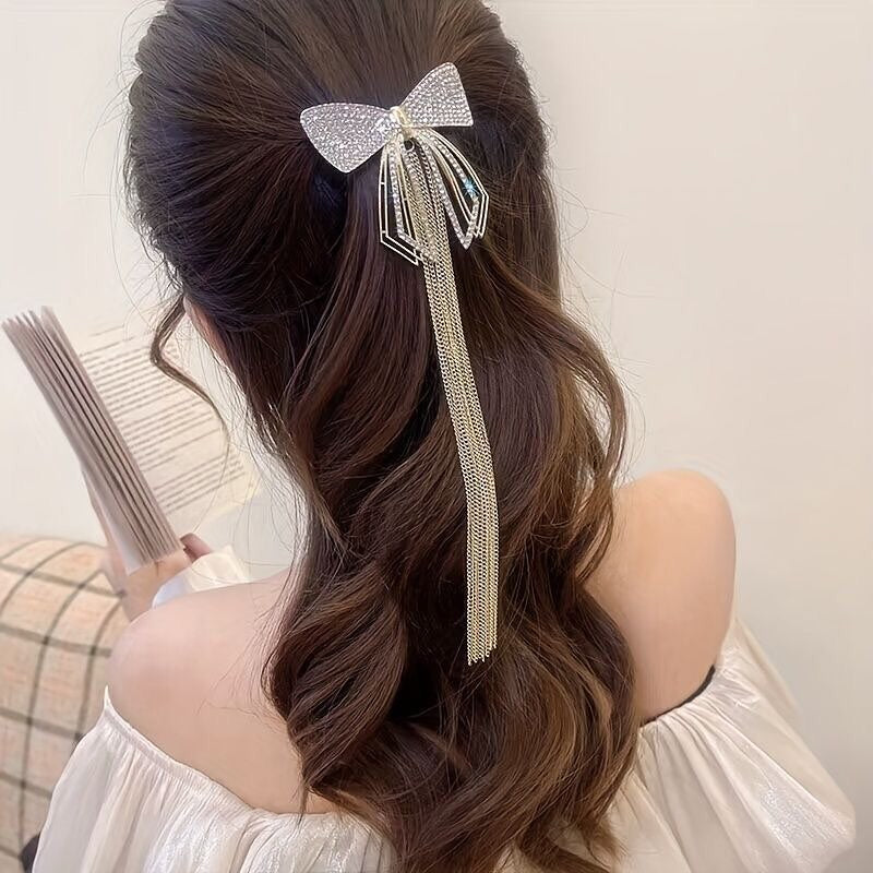 Fancy Korean Bow Clip