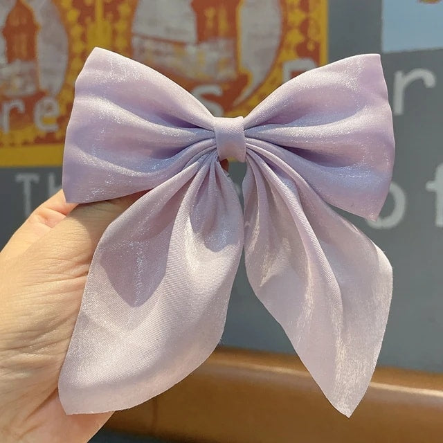 Flower Hair Bow Clip