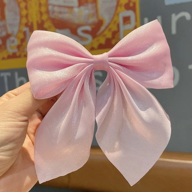 Flower Hair Bow Clip