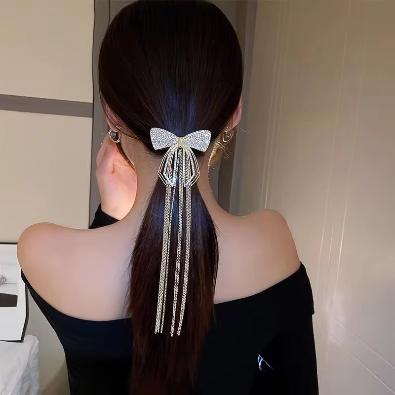 Fancy Korean Bow Clip