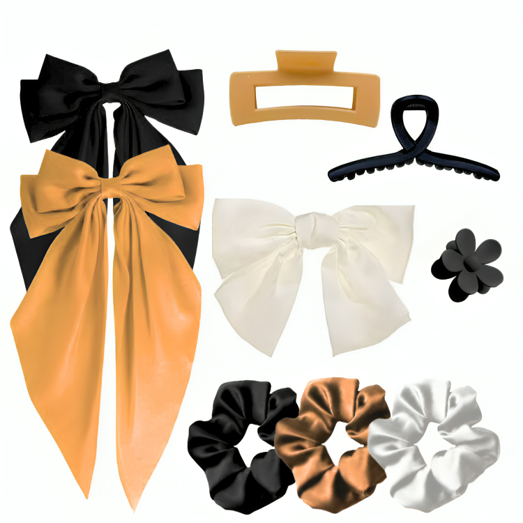 Nude Hair Accessories Bundle – Easy Breezy