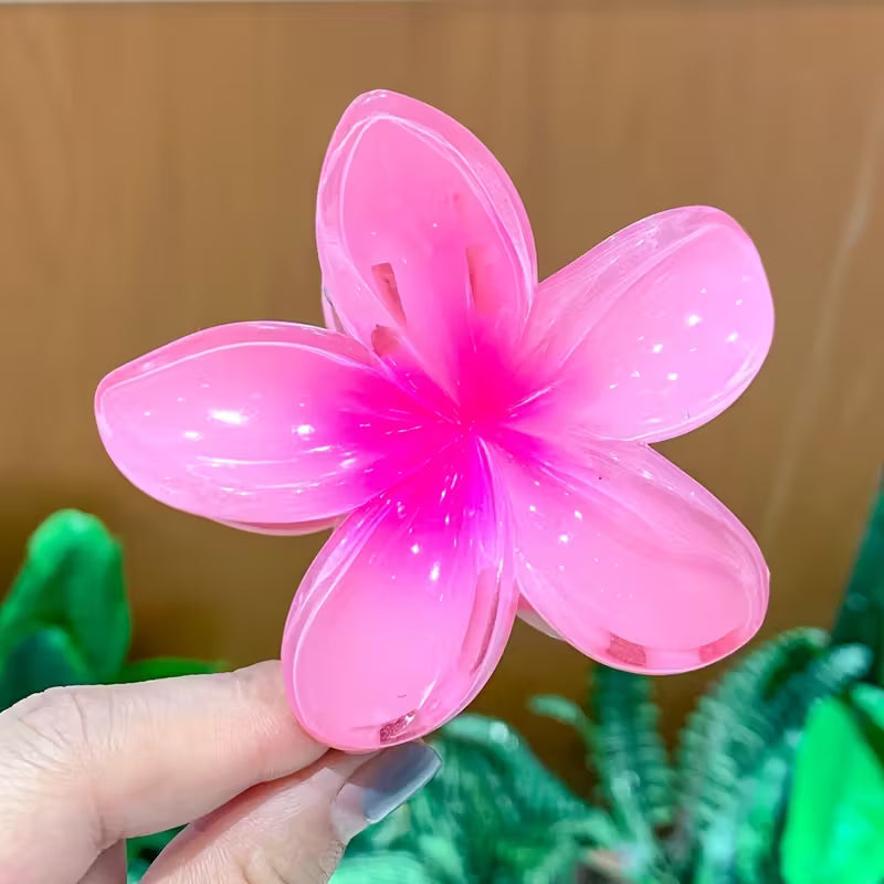 Large Flower Hair Claw Clip