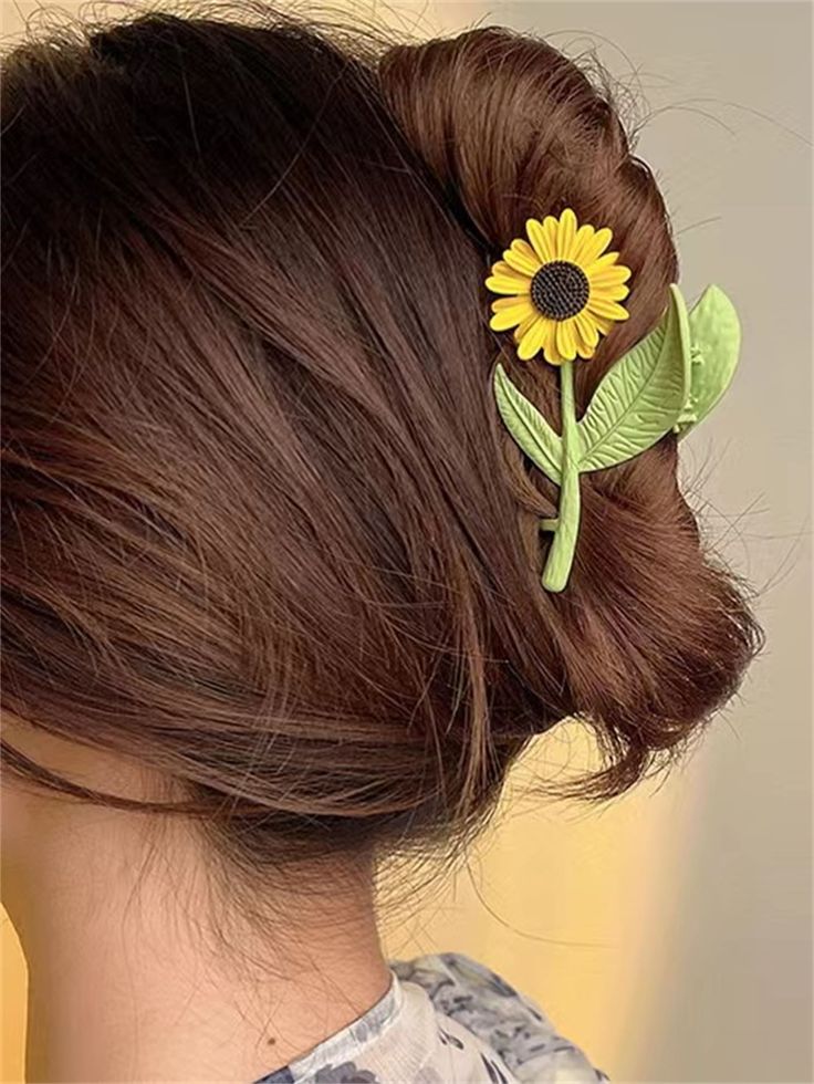 Sunflower Hair Clip