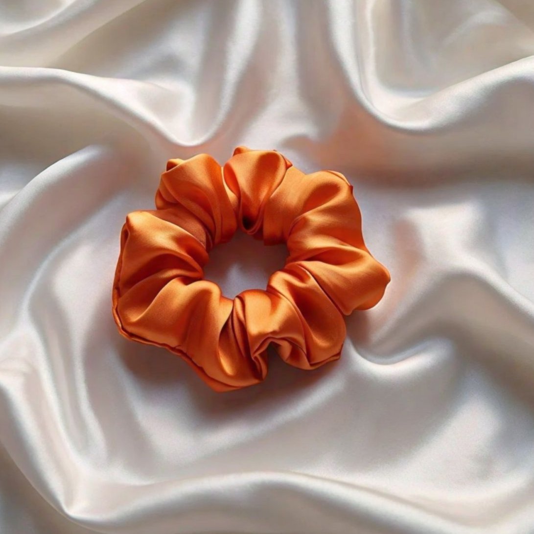 One Silk Scrunchie (Choose Color)