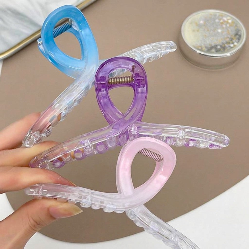 Crystal Curve Claw Clip