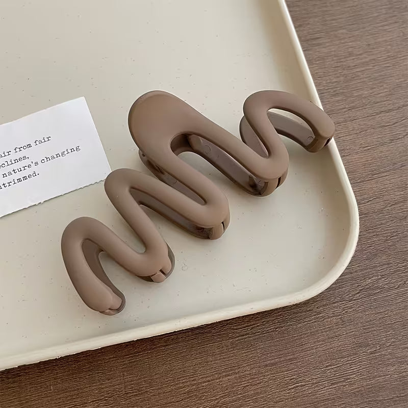 4pcs Wavy Twist Clips Set