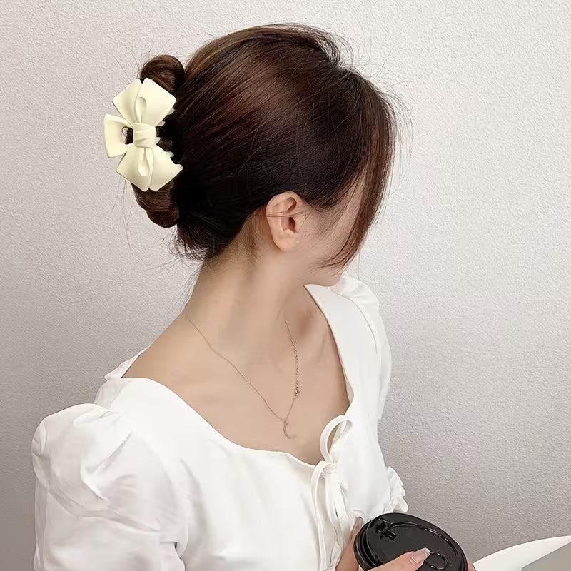 Acrylic Bow Hair Claw Clip