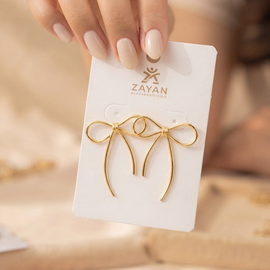 Sleek Bow Earings