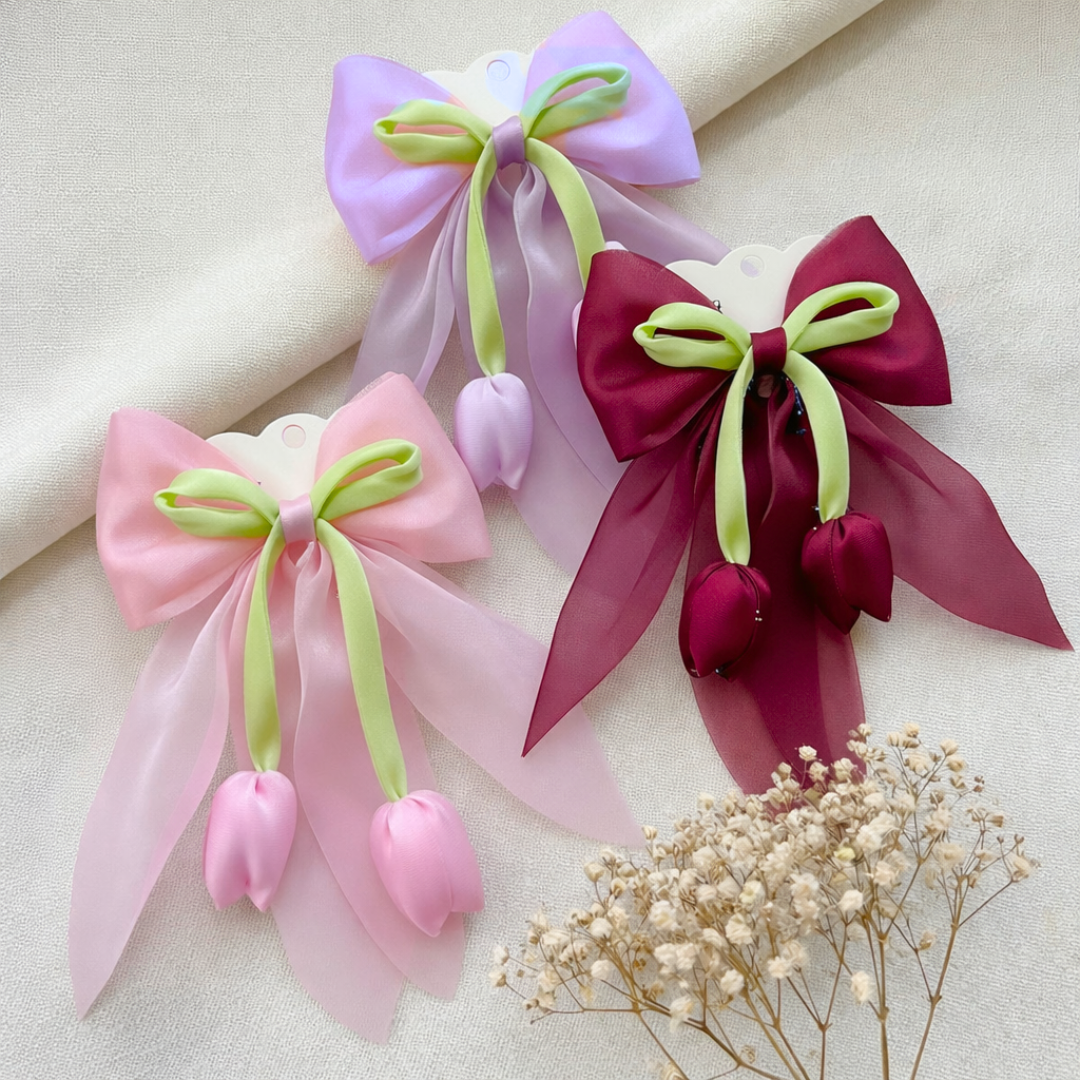 Pretty Tulip Hair Bow