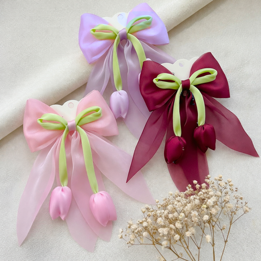 Pretty Tulip Hair Bow