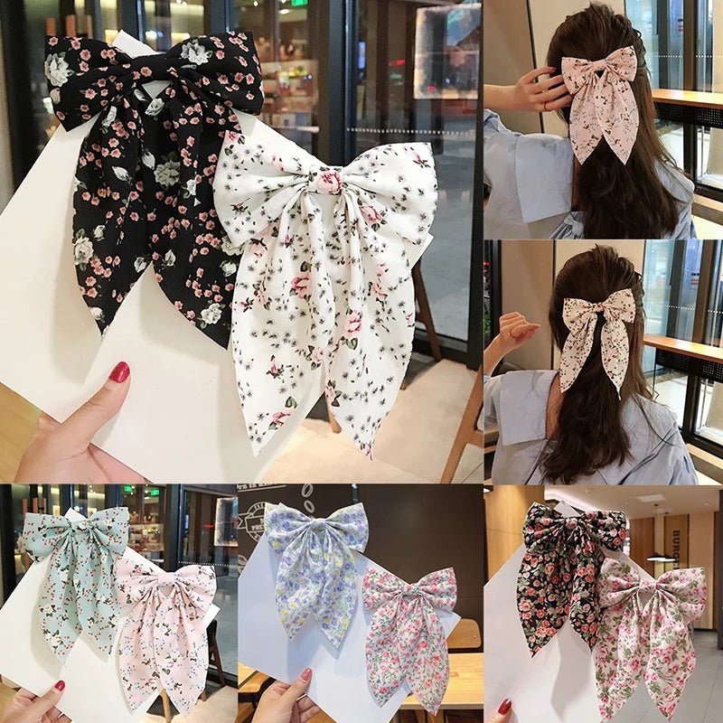 Printed Hair Bow