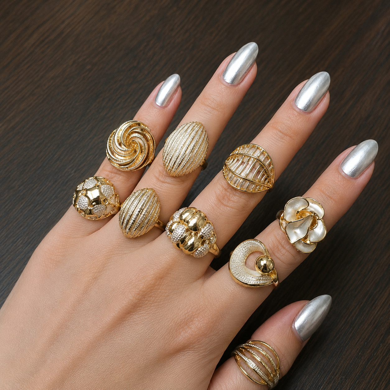 Adjustable Chunky Ring