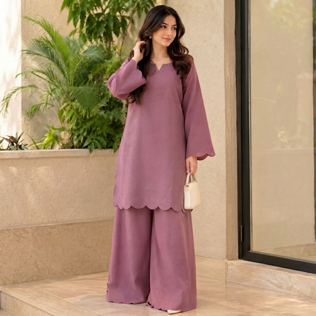 Summer Solid 2pcs - Mauve