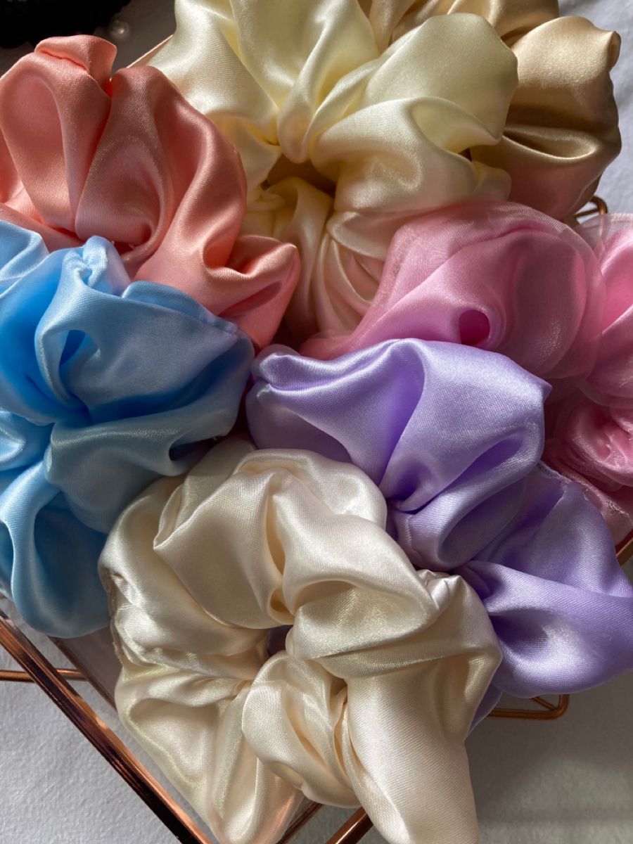 10pcs Casual Scrunchies Bundle (PASTEL)